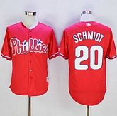 Philadelphia Phillies #20 Mike Schmidt Red New Cool Base Stitched Baseball Jersey,baseball caps,new era cap wholesale,wholesale hats